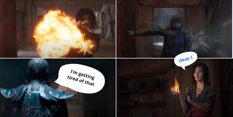 Interviews are not Mortal Combat fights