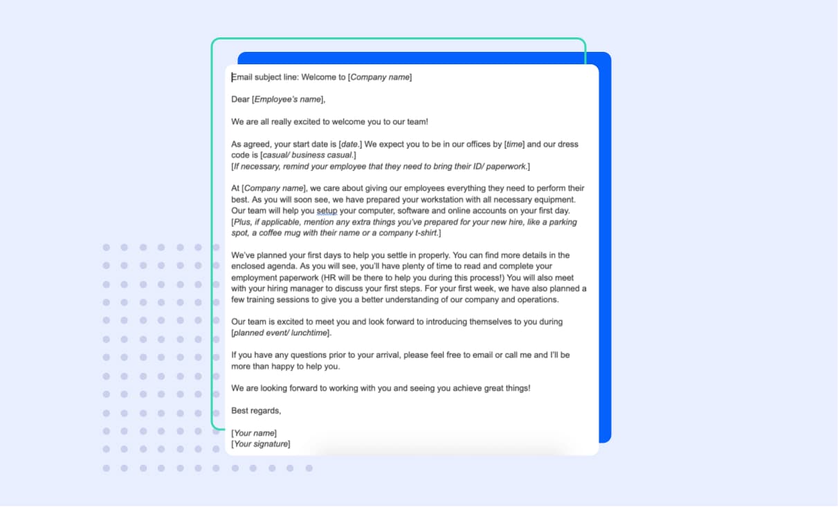 Write about everything you find awkward to ask an employee in person