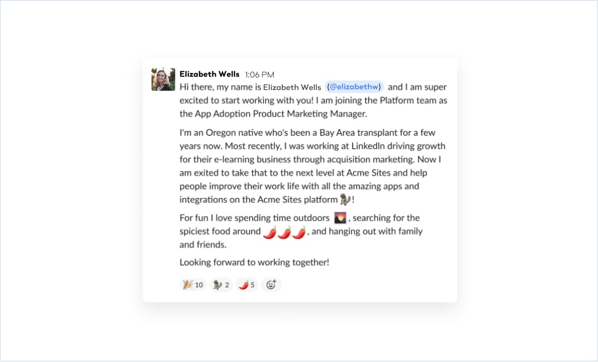 It is important for teammates to know the human side of their colleagues