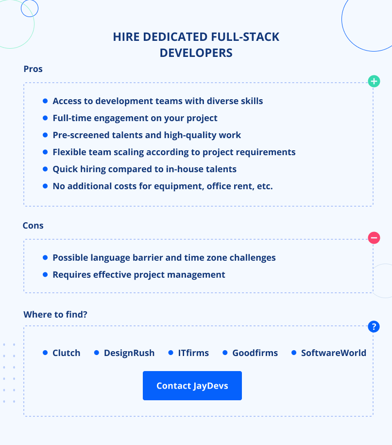 Hire Dedicated Full-Stack Developers