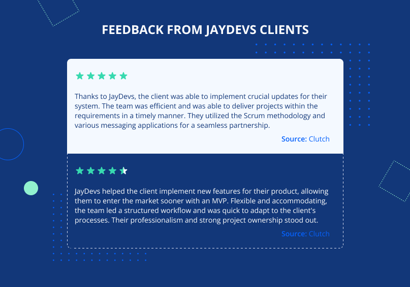 feedback from jaydevs clients