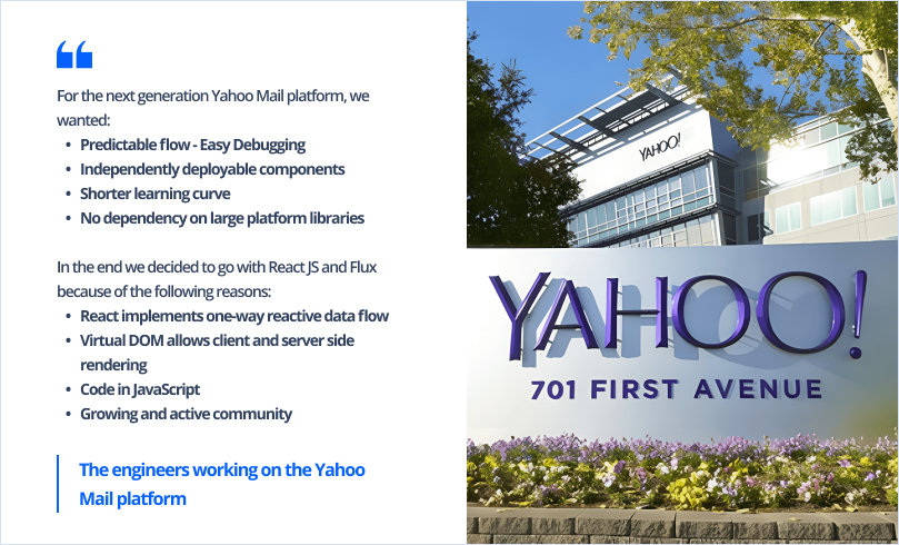 Yahoo! about ReactJS