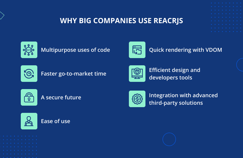 Why big companies use ReactJS